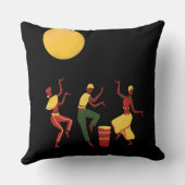 Afrikaans thema - Dansen in het moonlight Kussen (Achterkant)
