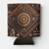 Afrikaans traditioneel patroon. Etnische Afrika Blikjeskoeler (Voorkant)