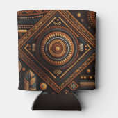 Afrikaans traditioneel patroon. Etnische Afrika Blikjeskoeler (Achterkant)