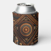 Afrikaans traditioneel patroon. Etnische Afrika Blikjeskoeler (Blikje Achterkant)