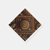 Afrikaans traditioneel patroon. Etnische Afrika Servet (Hoek)