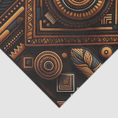 Afrikaans traditioneel patroon. Etnische Afrika Tissuepapier (Detail)