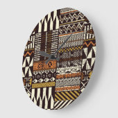 Afrikaans tribaal weefsel, abstract . grote klok (Hoek)