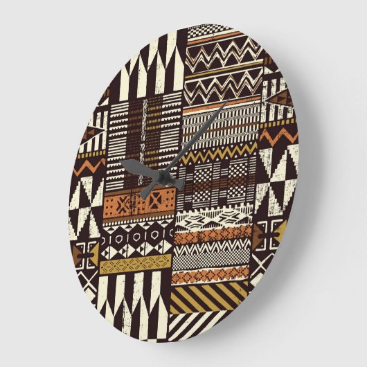 Afrikaans tribaal weefsel, abstract . grote klok (Hoek)