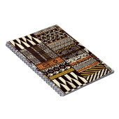 Afrikaans tribaal weefsel, abstract . notitieboek (Rechterzijde)