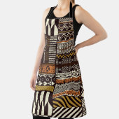 Afrikaans tribaal weefsel, abstract . schort (Insitu)