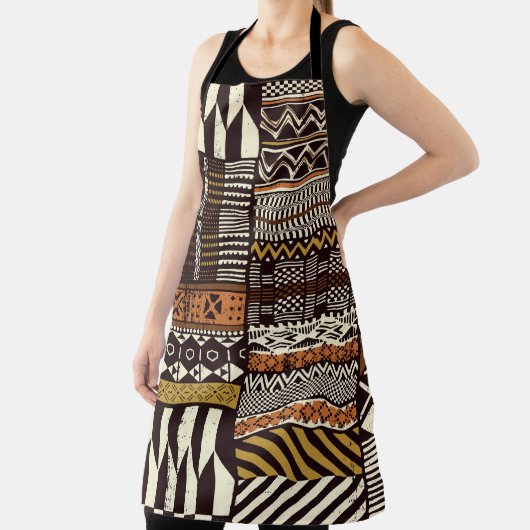 Afrikaans tribaal weefsel, abstract . schort (Insitu)