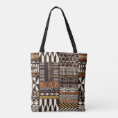 Afrikaans tribaal weefsel, abstract . tote bag (Achterkant)