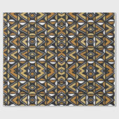 Afrikaans Tribal Patroon Gift Wrapping Paper Cadeaupapier (Vlak)