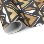 Afrikaans Tribal Patroon Gift Wrapping Paper Cadeaupapier (Rol Hoek)