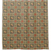 Afrikaans Tribale Douchegordijn (Voorkant)