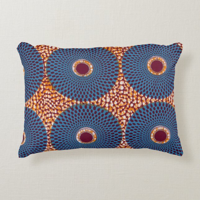 Afrikaans uniek    patroonPillow 16 x 12 inch Accent Kussen (Voorkant)
