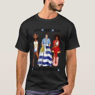 Afrikaans Uruguayaanse Dochter Vrouwen Vlag Van Ur T-shirt