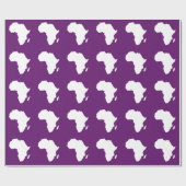 Afrikaans Violet Audacious Africa Cadeaupapier (Vlak)