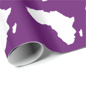Afrikaans Violet Audacious Africa Cadeaupapier (Rol Hoek)