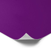 Afrikaans Violet Audacious Africa Poster (Hoek)