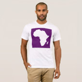 Afrikaans Violet Audacious Africa T-shirt (Voorkant volledig)