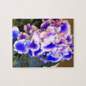 Afrikaans Violet Blauw Legpuzzel (Horizontaal)