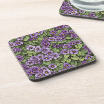 Afrikaans Violet bloemen patroon