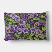 Afrikaans Violet bloemen patroon Etui (Achterkant)