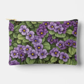 Afrikaans Violet bloemen patroon Etui (Voorkant)