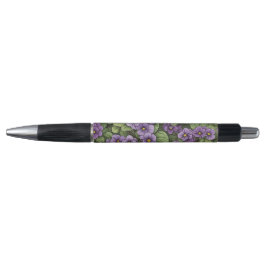 Afrikaans Violet bloemen patroon Pen