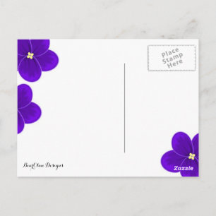 Afrikaans Violet Briefkaart