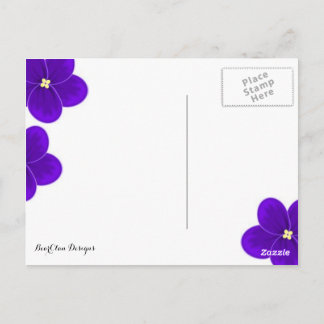 Afrikaans Violet Briefkaart