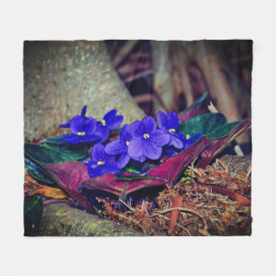 Afrikaans Violet Fleece Deken