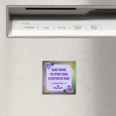 Afrikaans Violet ~ Magnet (Insitu (Vaatwasser))