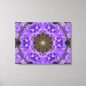 Afrikaans Violet Mandala Canvas Afdruk (Voorkant)
