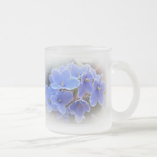 Afrikaans Violet Matglas Koffiemok (Rechts)