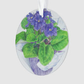 Afrikaans Violet Ornament (voorkant)