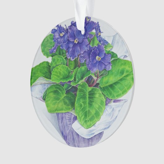 Afrikaans Violet Ornament (voorkant)