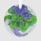 Afrikaans Violet Ornament (voorkant)