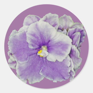 Afrikaans Violet Paars Ronde Sticker