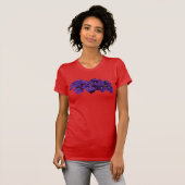Afrikaans Violet T-shirt (Voorkant volledig)