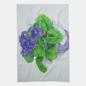 Afrikaans Violet Theedoek (Verticaal)