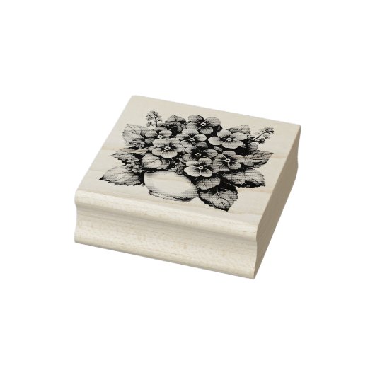 Afrikaans Viooltje Kamerplant Rubberstempel (Stempel)
