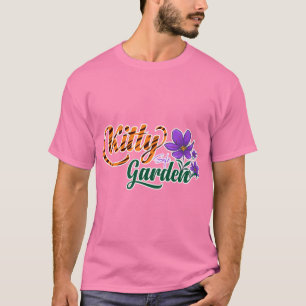 Afrikaans Viooltje Kat Veilige Tuin Cadeau T-shirt