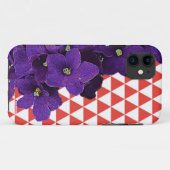 Afrikaans Viooltje Rode Piramides Telefoonhoes Case-Mate iPhone Case (Achterkant (horizontaal))