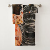 Afrikaans vrouw badhanddoeken bad handdoek (Insitu)