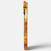 Afrikaans Vrouw en Giraffe iPhone Case (Achterkant / Links)