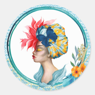 Afrikaans Vrouw Sticker