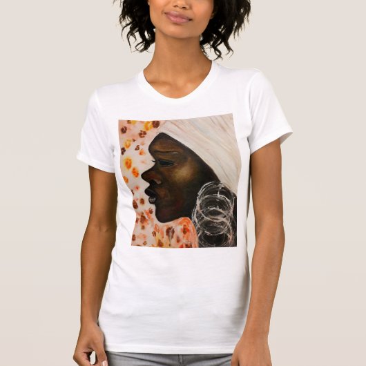 Afrikaans  vrouw T-shirt (Voorkant)