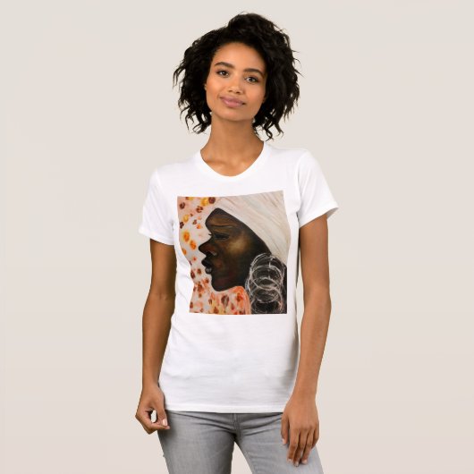 Afrikaans vrouw T-shirt (Voorkant volledig)