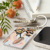 Afrikaans Vrouwen Sleutelhanger Gift Moderne Stijl (Voorkant Rechts)