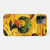 Afrikaans vrouwenportret met zonsondergang Case-Mate iPhone case (Achterkant (horizontaal))