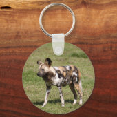 afrikaans-wild-dog-016 sleutelhanger (Voorkant)