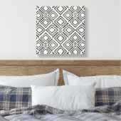Afrikaans Wild Pattern Canvas Afdruk (Insitu (Slaapkamer))